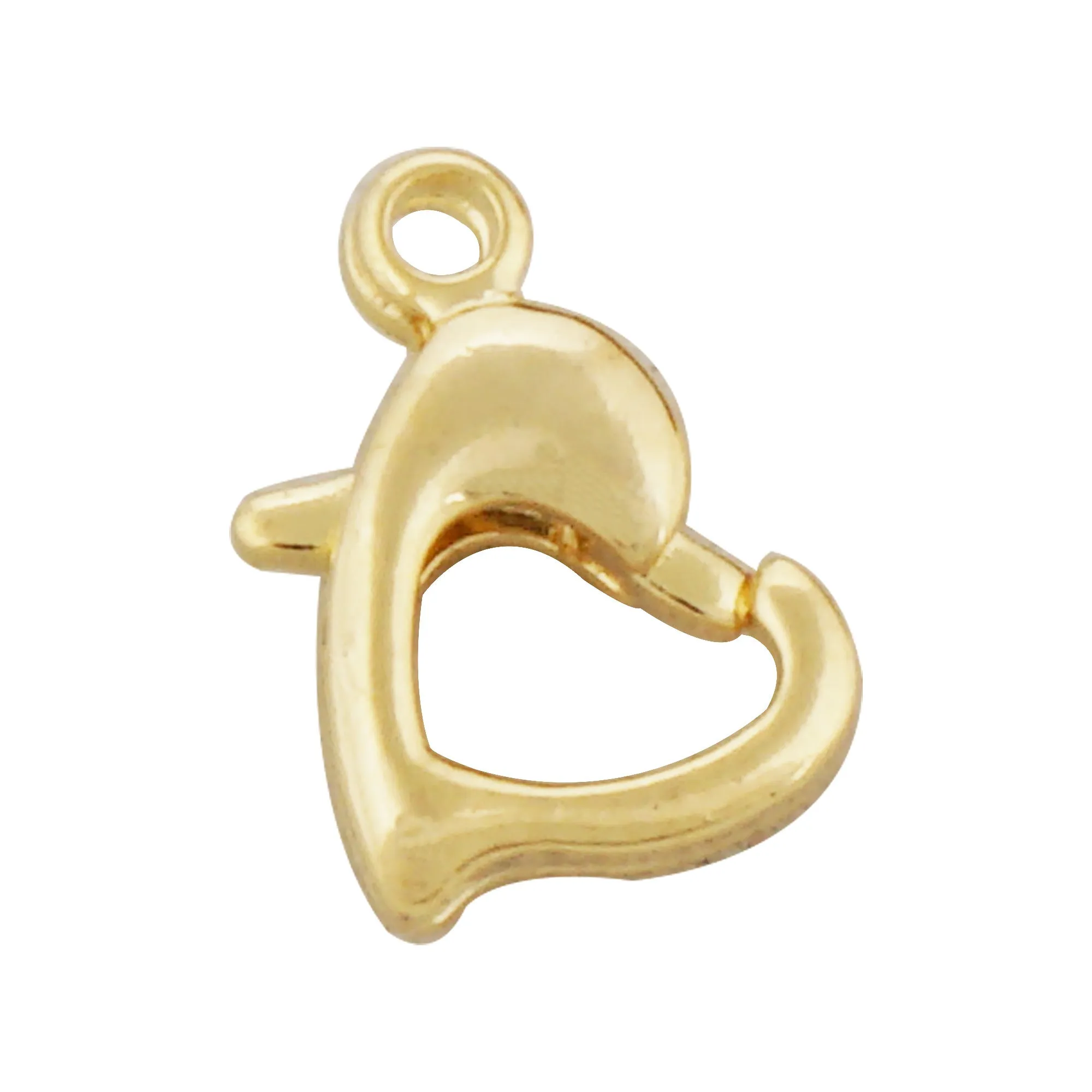 10PCS 14k Gold Filled Heart Lobster Clasp - 10mm Lobster Clasp for Jewelry Making  10413250