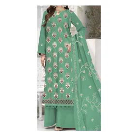 3PC- Unstitched Embroidered Lawn Suit PS4893