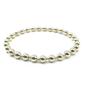 5mm+2mm+5mm Gold Filled Waterproof Dimension Bracelet 6.5-7