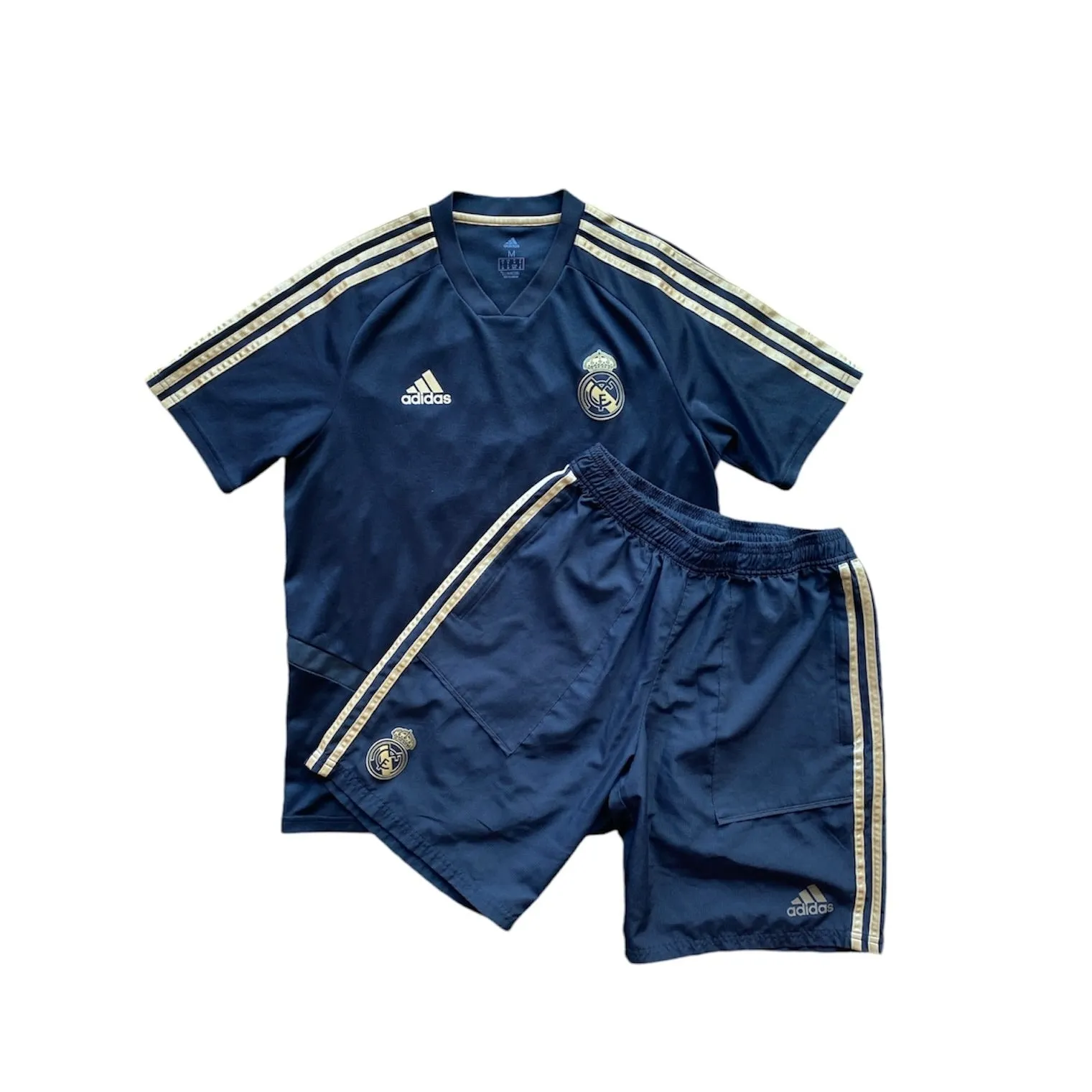 Adidas Real Madrid 2019 Football Jersey Shorts Training Set