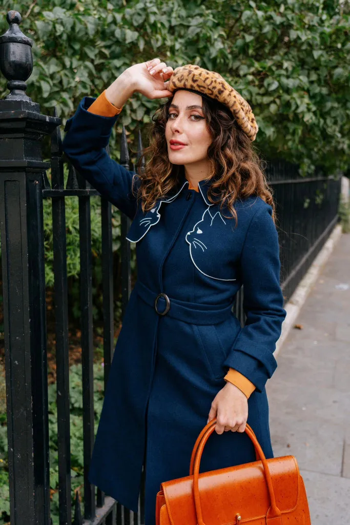 Ailurophile Wool Trench Coat