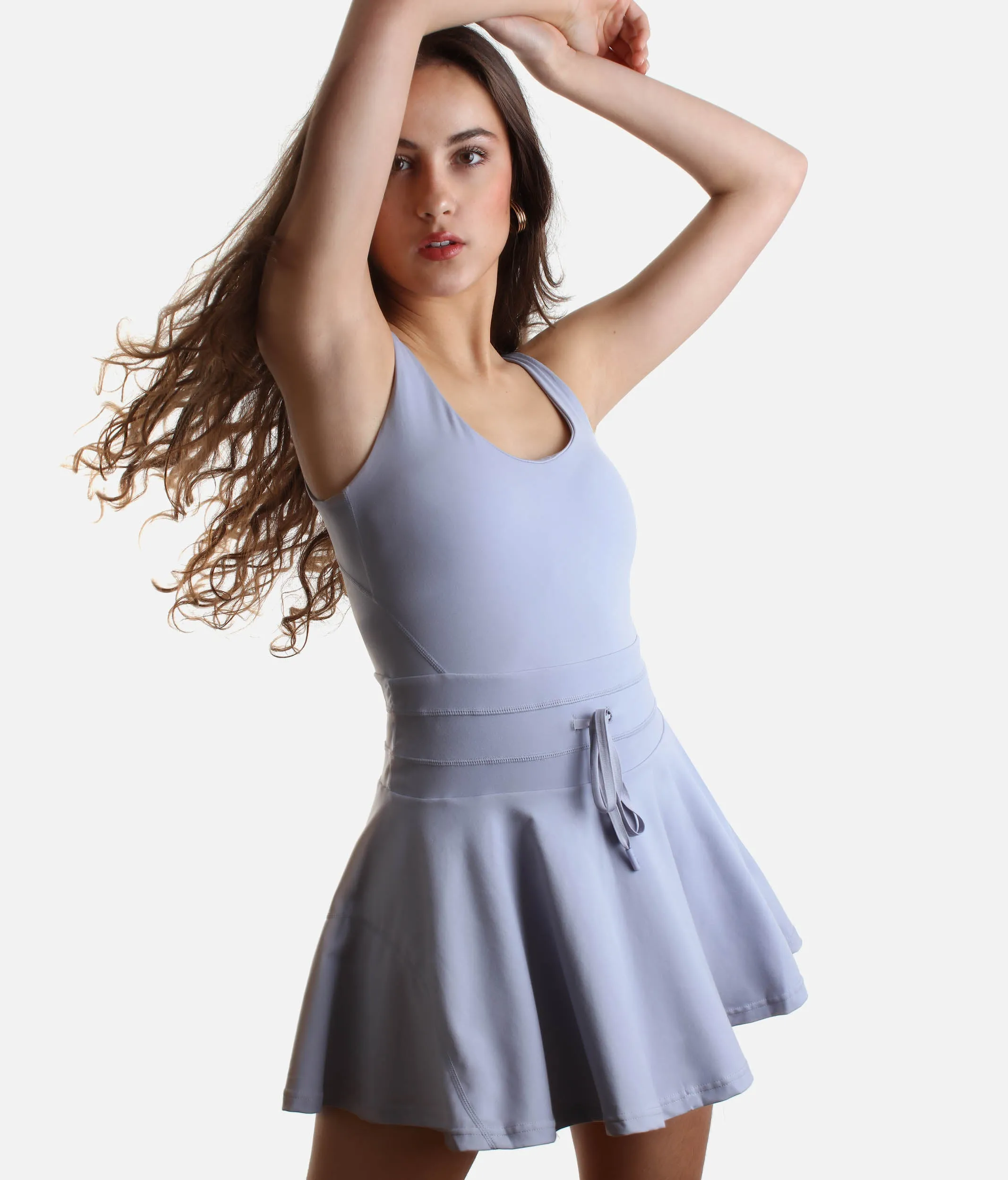 All-Day Country Blue TWIRL DRESS - From Studio to Street