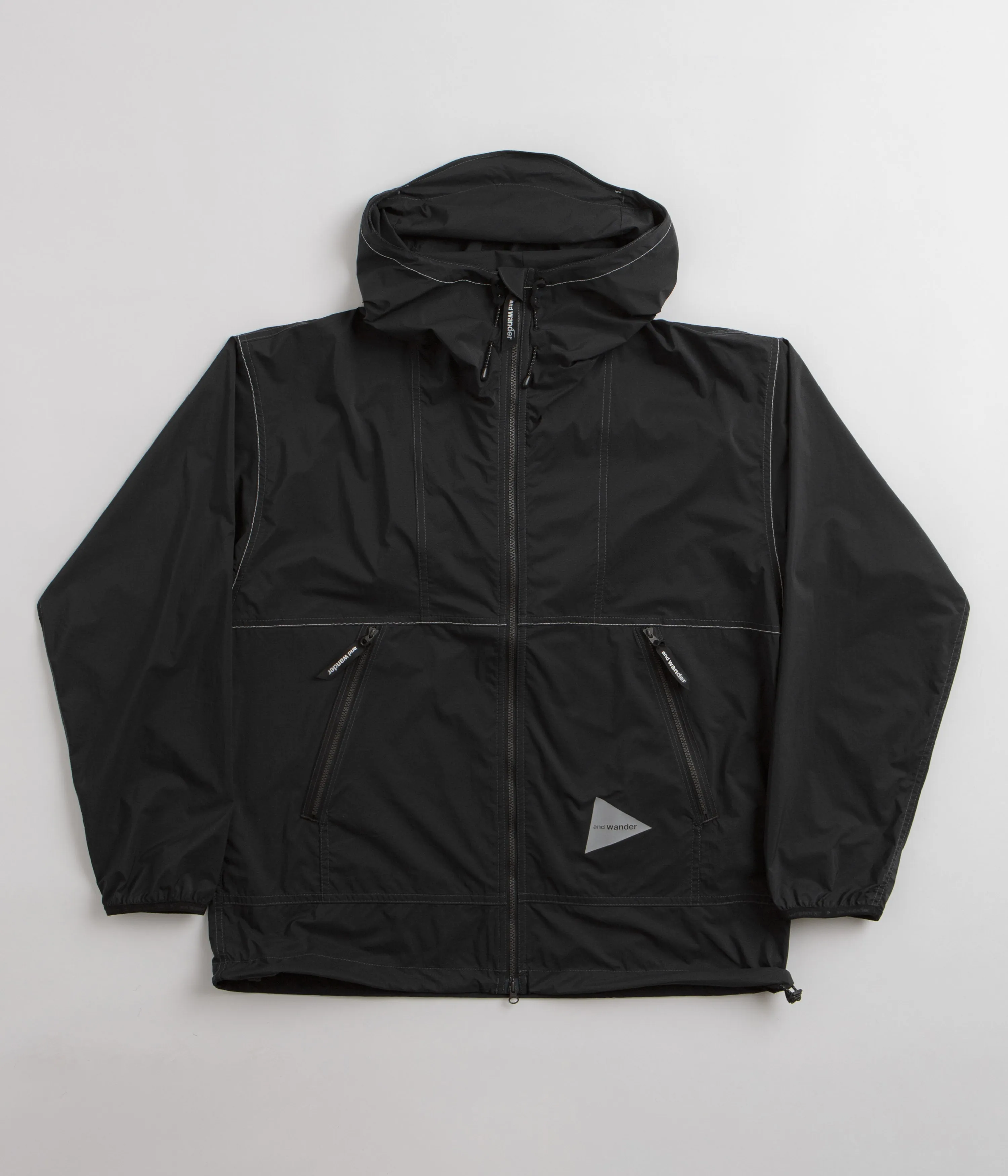 and wander Pertex Wind Jacket - Black