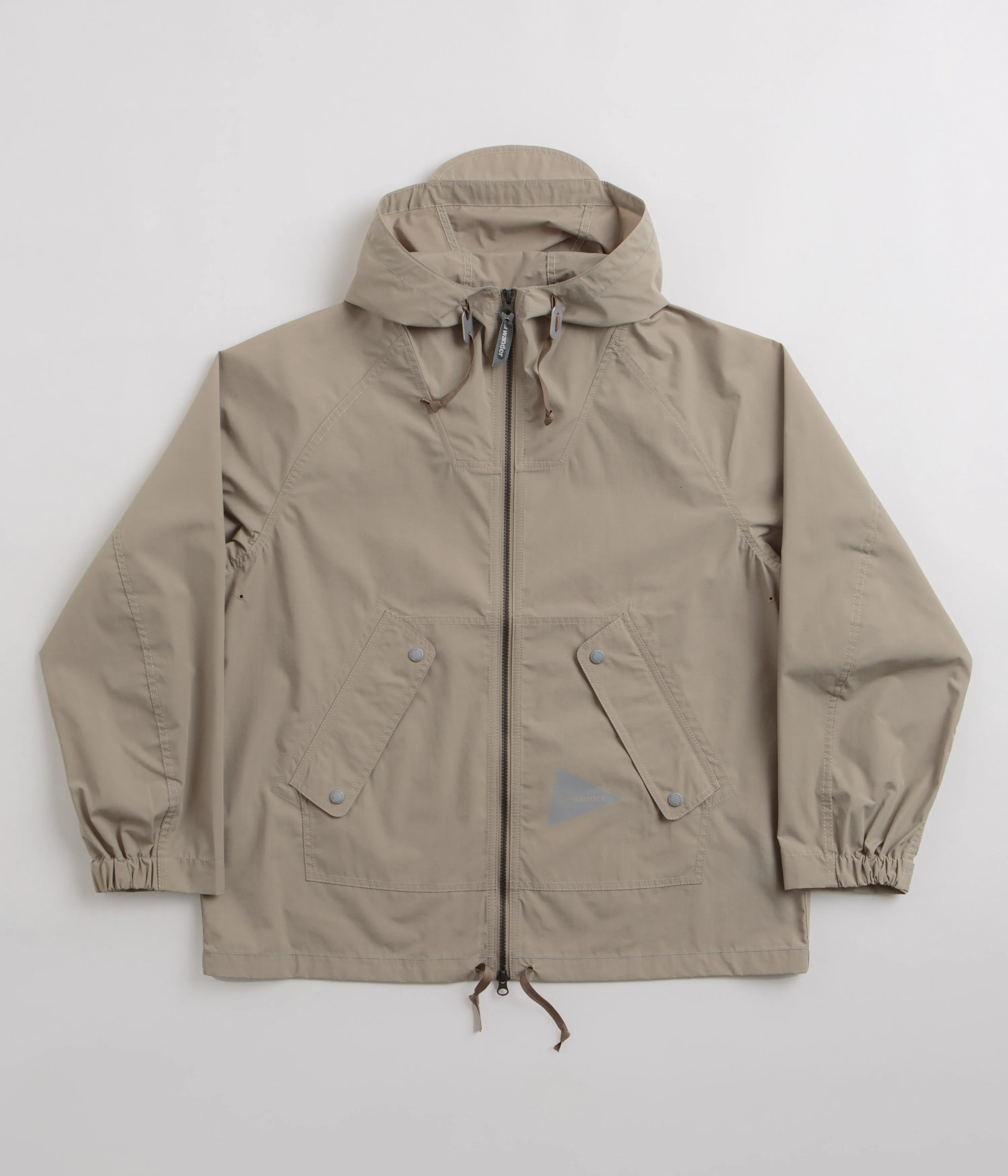 and wander Tough Aramid Hooded Jacket - Light Beige