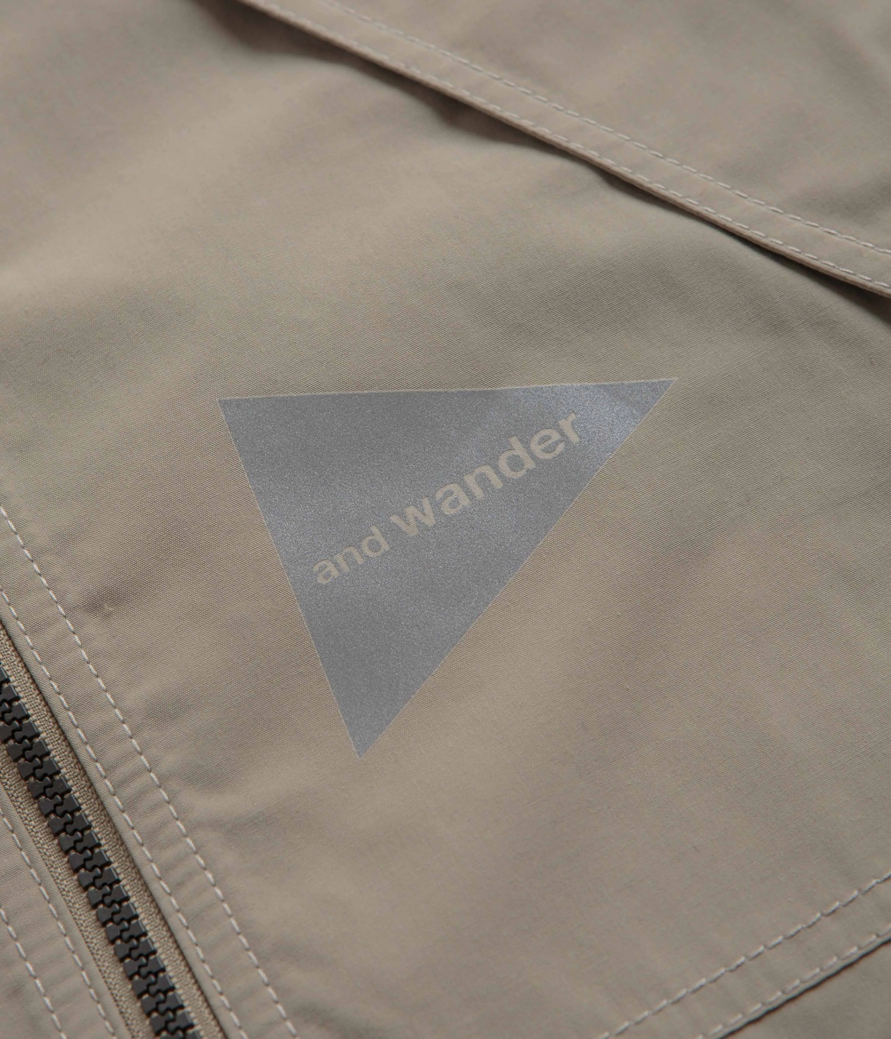 and wander Tough Aramid Hooded Jacket - Light Beige