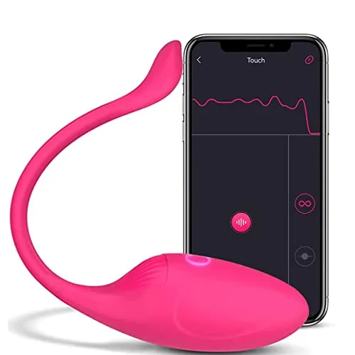 APP Remote Control G-spot Panty Vibrator, Pink Fun Long Distance Bluetooth Wearable, Rechargerable Adult Sex Toys More Than 10 V