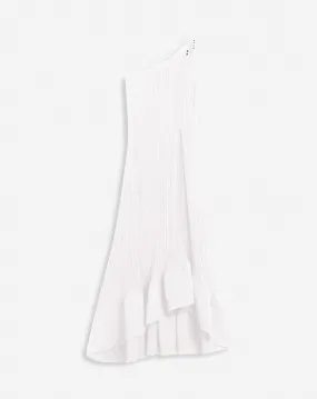 ASYMMETRICAL PLEATED DRESS