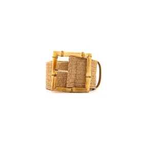 Bamboo Raffia Belt