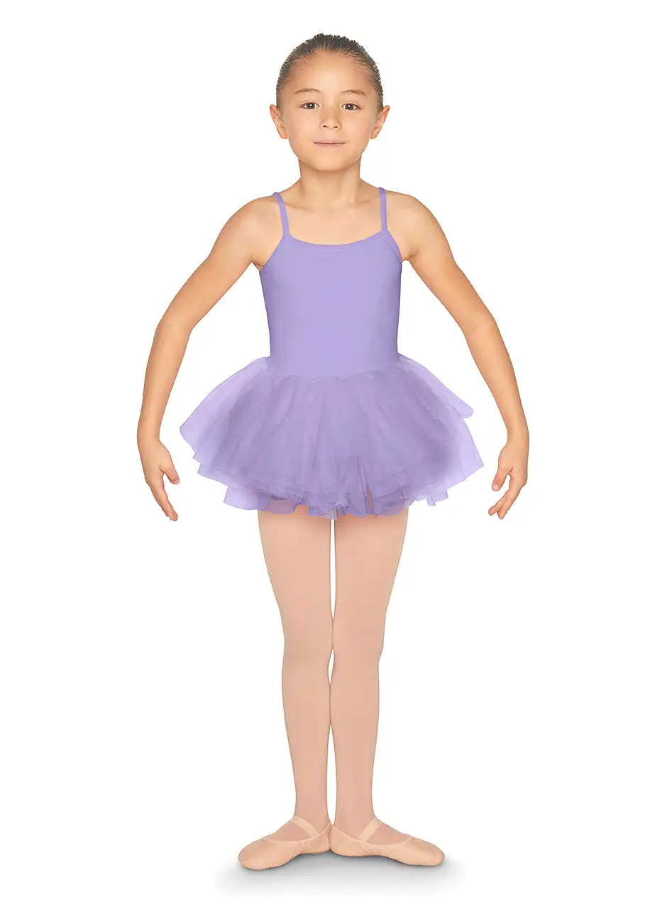 Bloch Child Flock Mesh Back Camisole Tutu Dress - CL5557