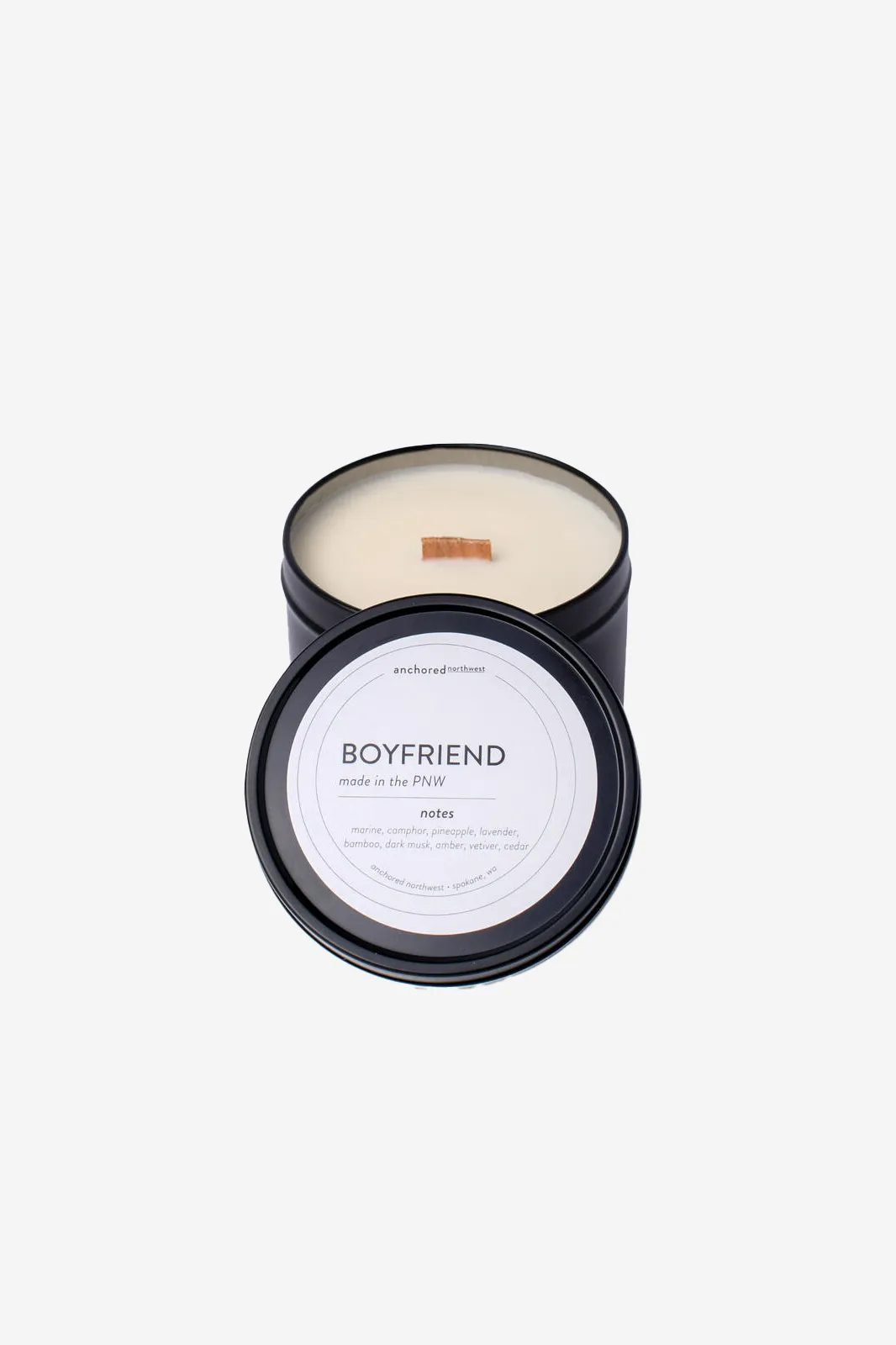 Boyfriend Travel Tin Candle