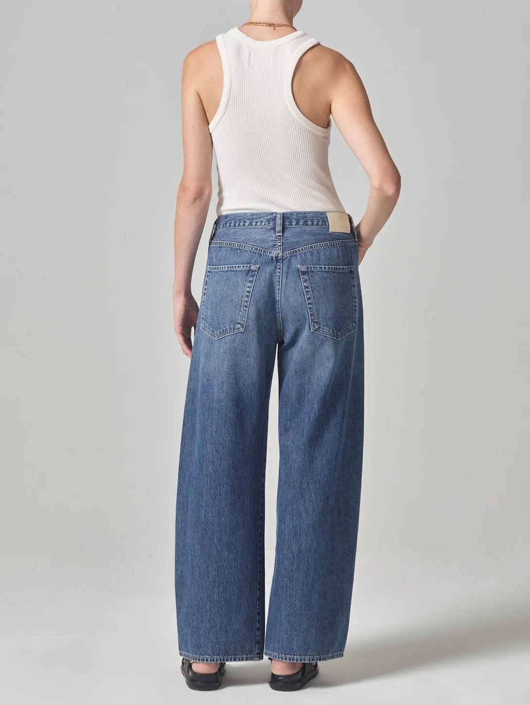 Brynn Drawstring Trouser Jean - Atlantis