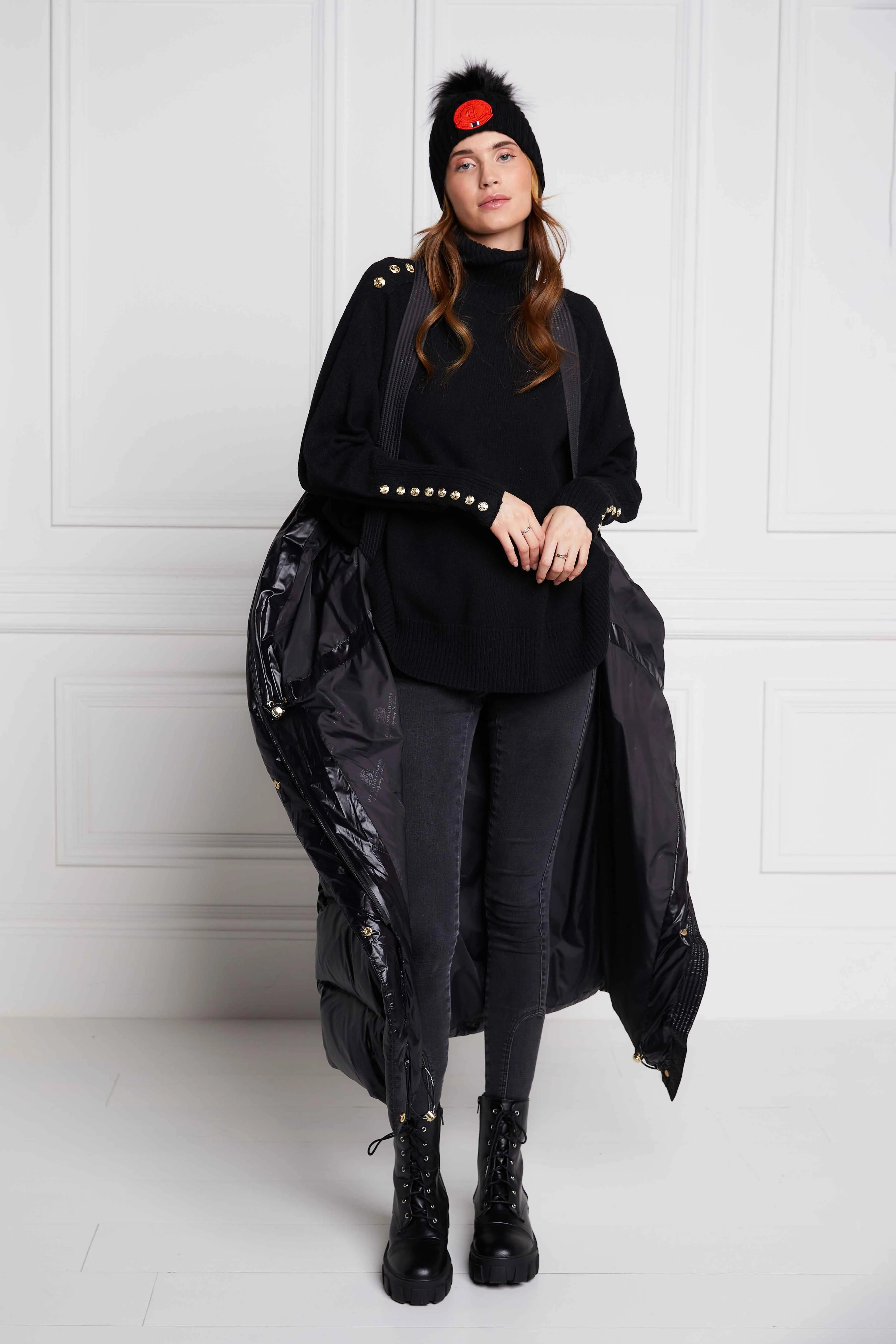 Camden Longline Coat (Black)