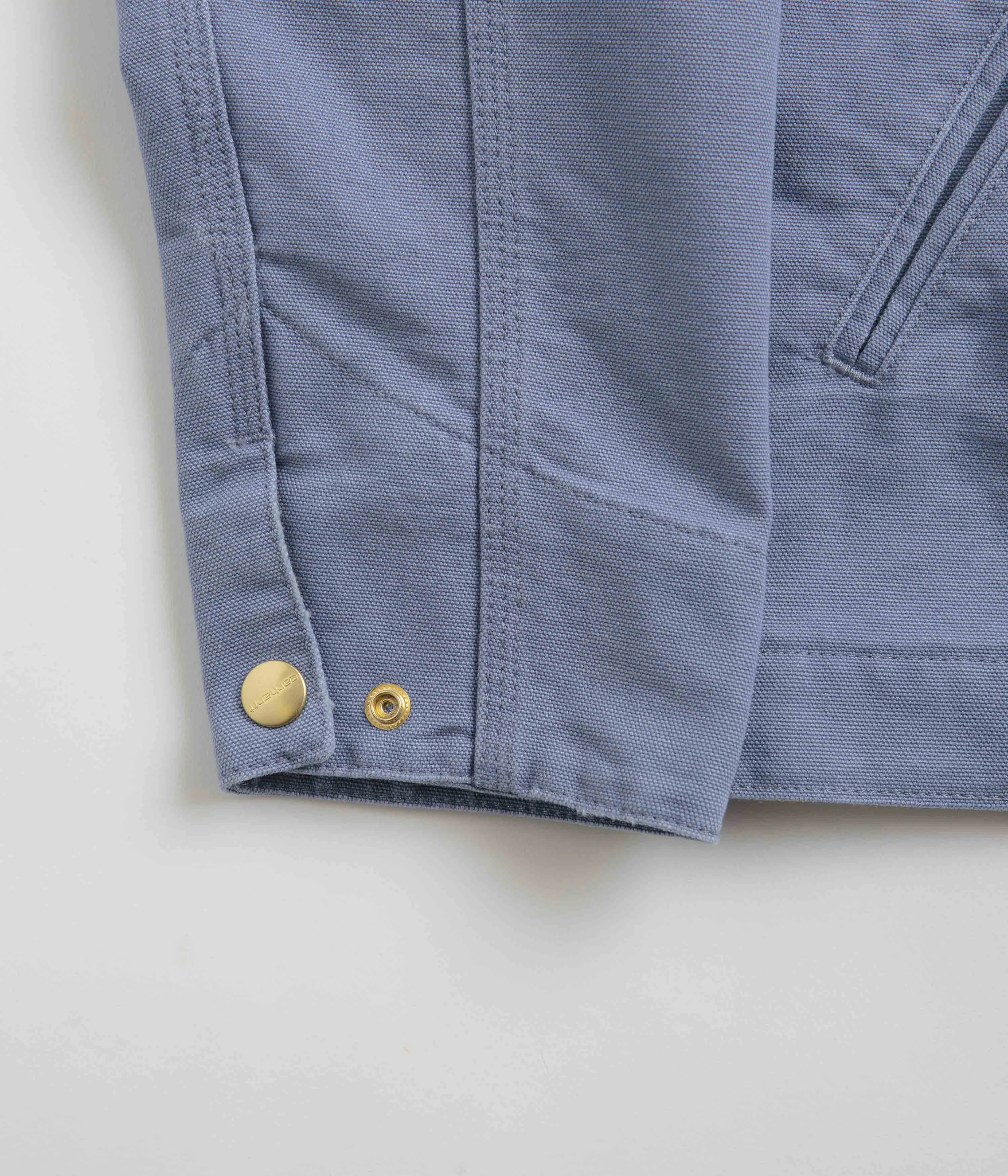 Carhartt Detroit Jacket - Bay Blue / Bay Blue / Aged Canvas