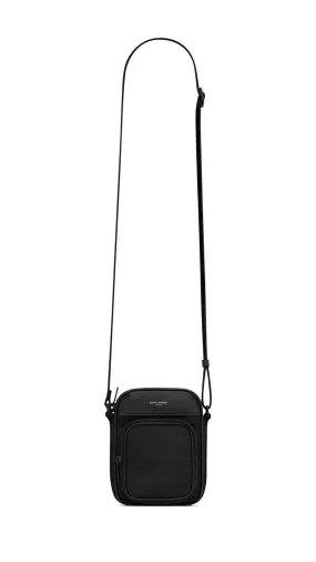 City Saint Laurent Mini Camera Bag in Nylon - Black