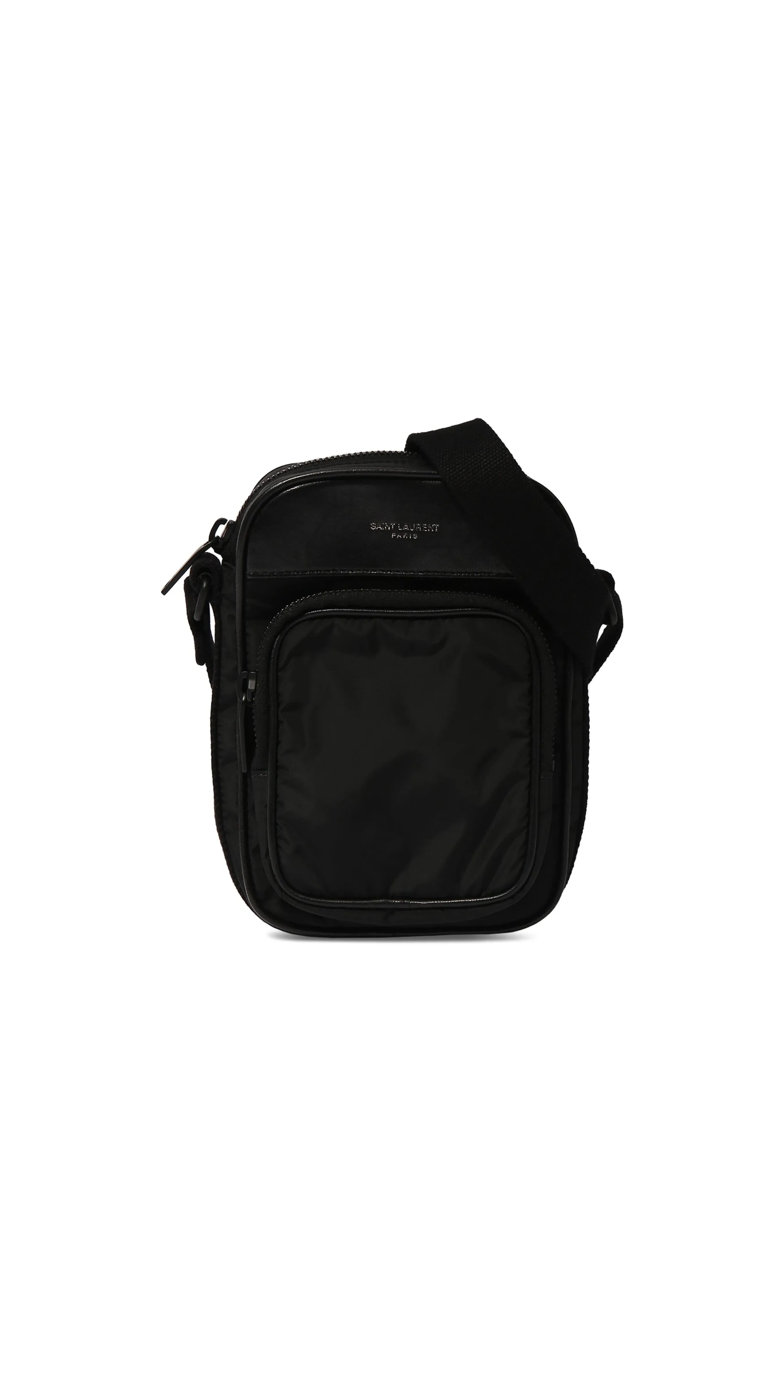 City Saint Laurent Mini Camera Bag in Nylon - Black