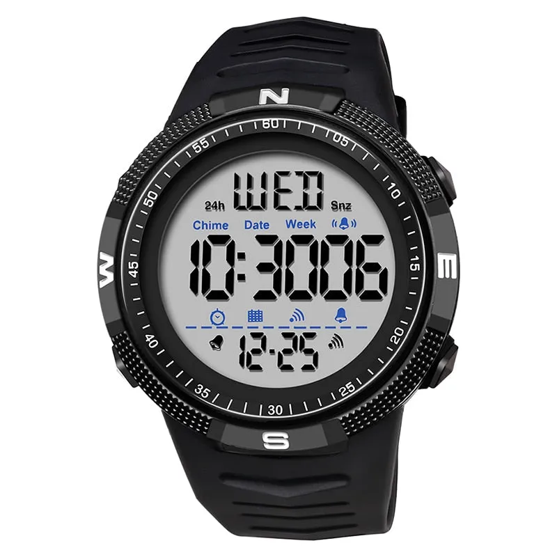 Digital Wristwatch Shockproof Countdown Watch Waterproof Hour Bracelet