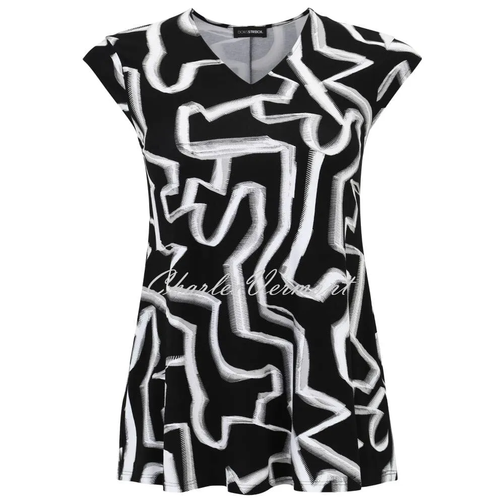 Doris Streich Printed Top - Style 422701-91