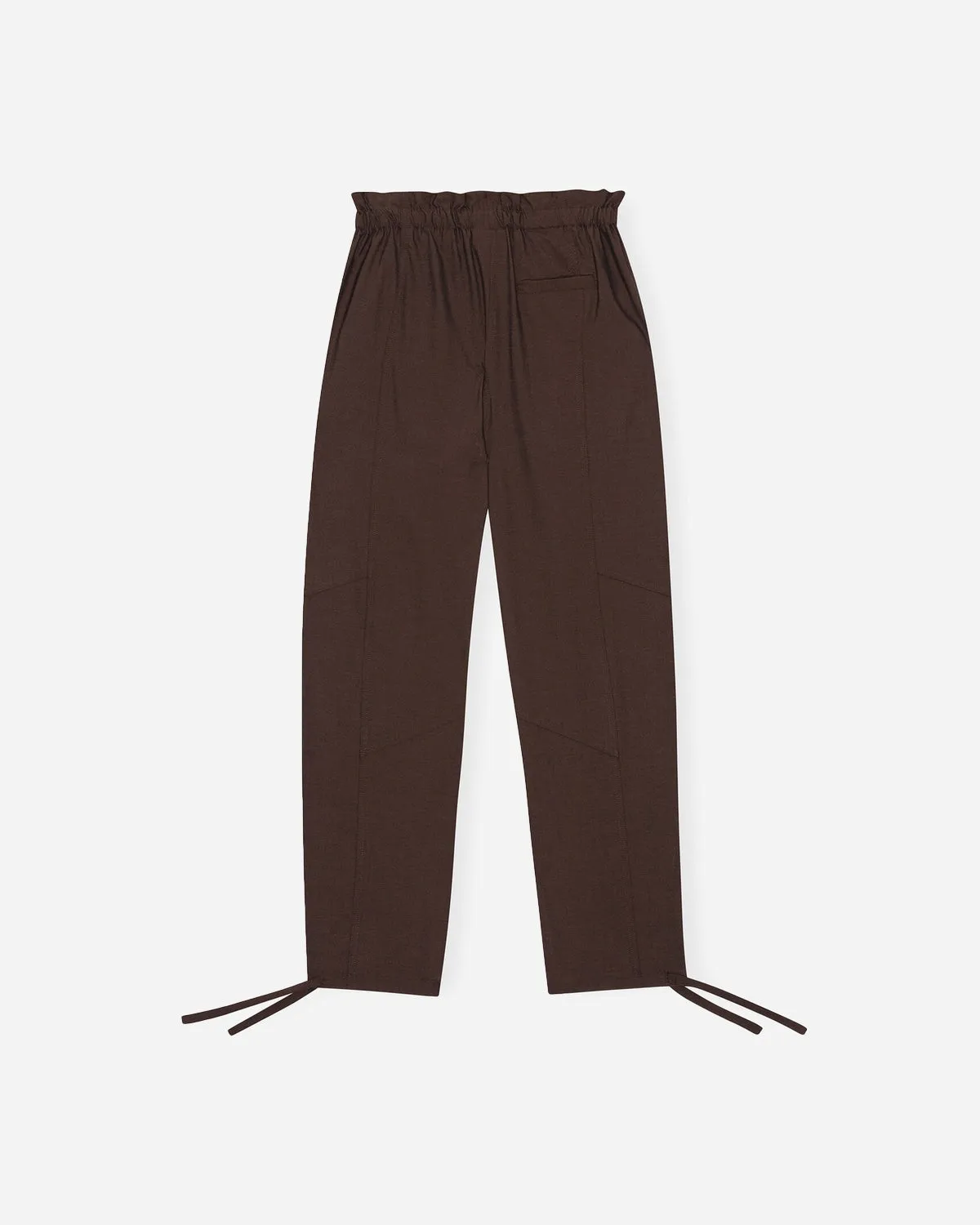 Drapey Melange Elasticated Waist Pants - Mole