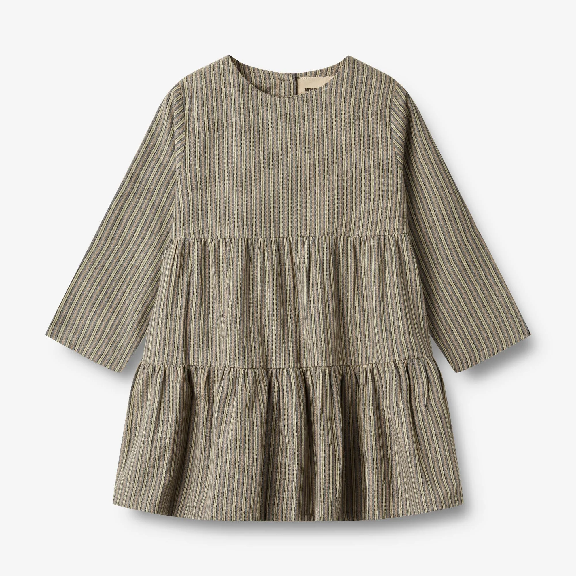 Dress L/S Sophie - blue green stripe