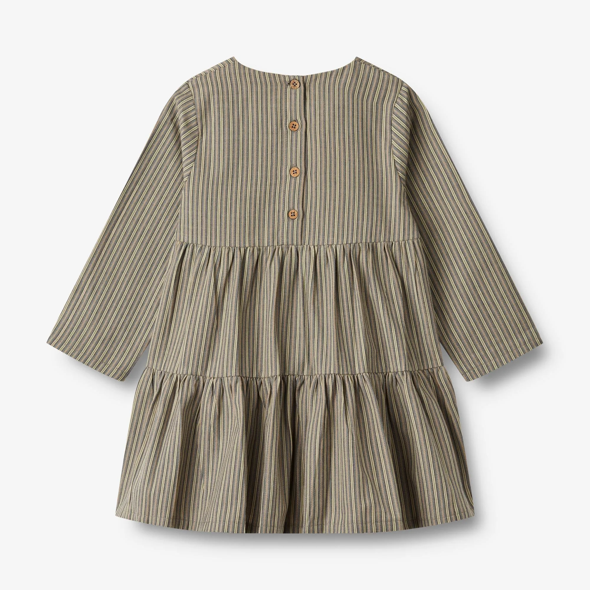 Dress L/S Sophie - blue green stripe