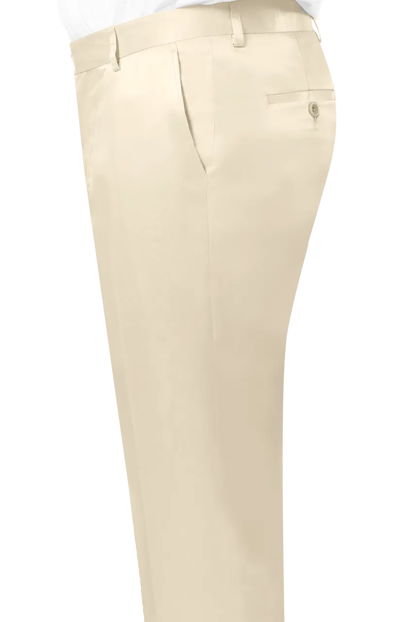 EJ Samuel Cream Satin Pants PS02