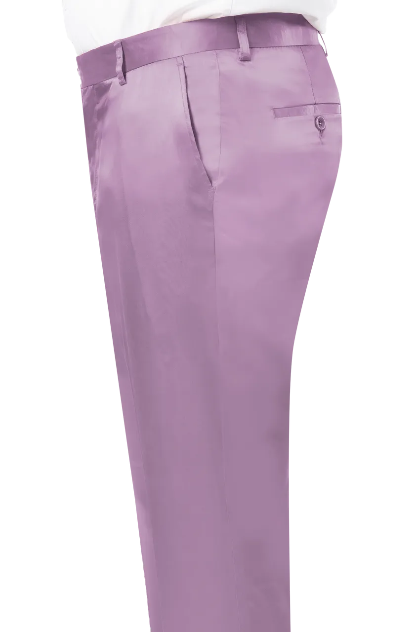 EJ Samuel Mauve Satin Pants PS02