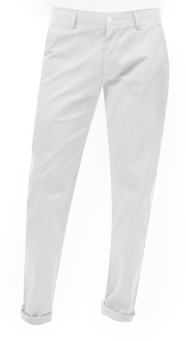 EJ Samuel White Chino Long Pants CHL01