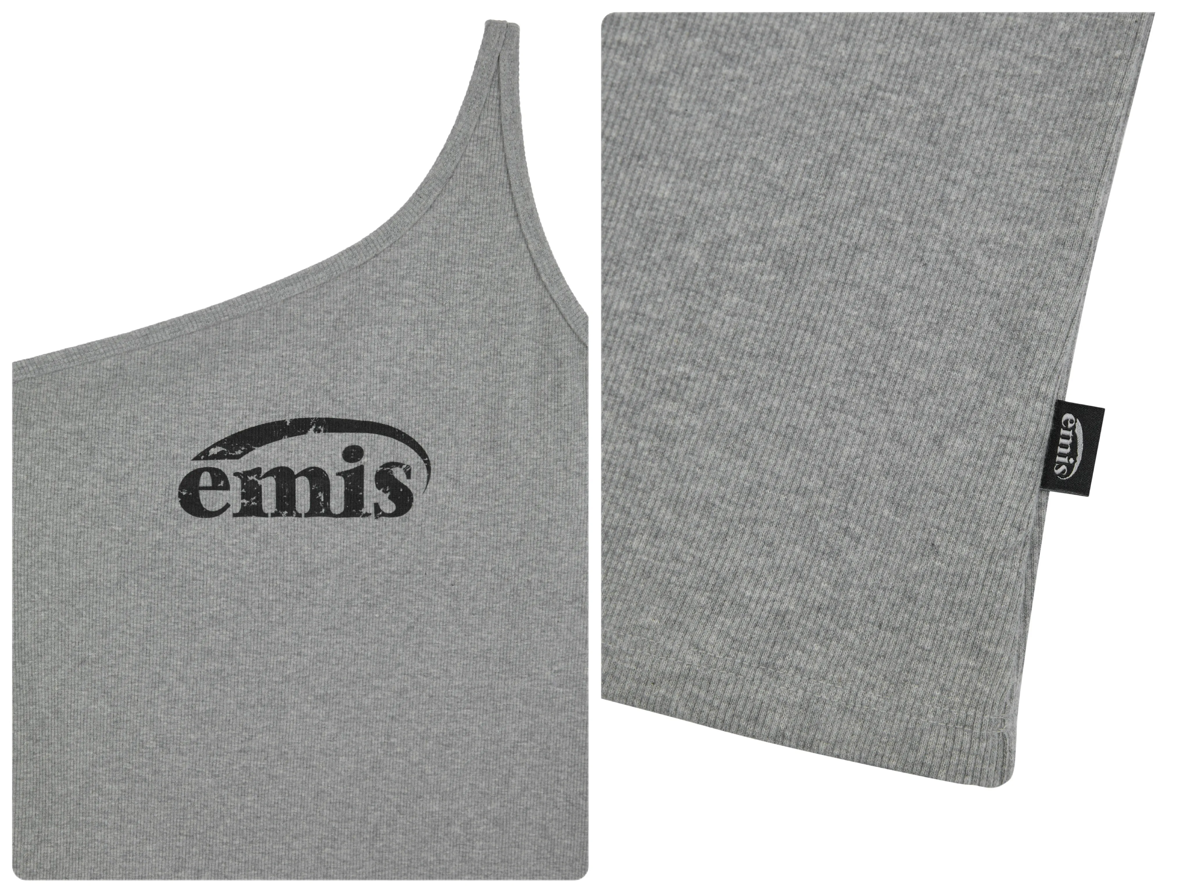 EMIS  |Casual Style Street Style Plain Cotton Logos on the Sleeves