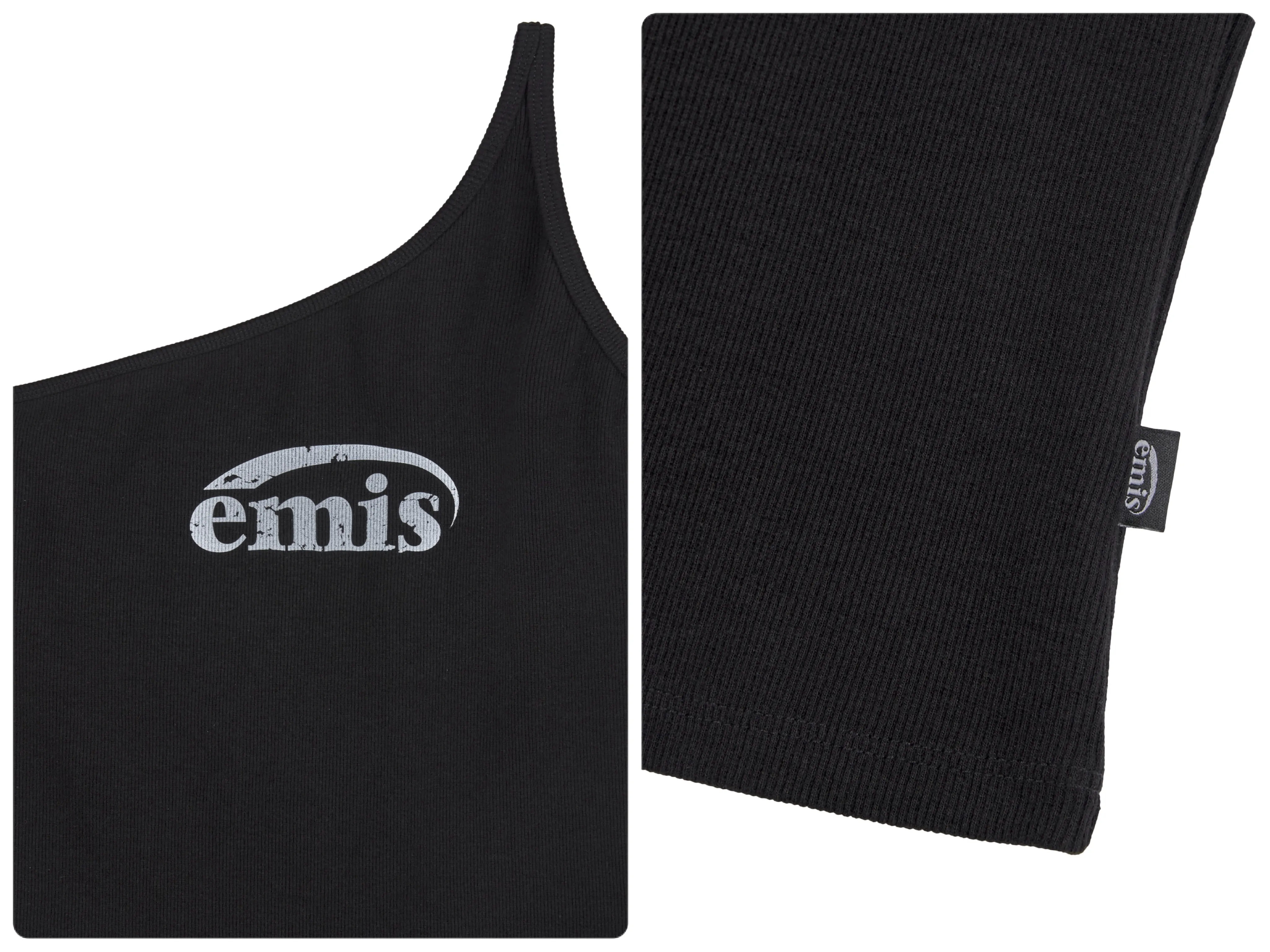 EMIS  |Casual Style Street Style Plain Cotton Logos on the Sleeves