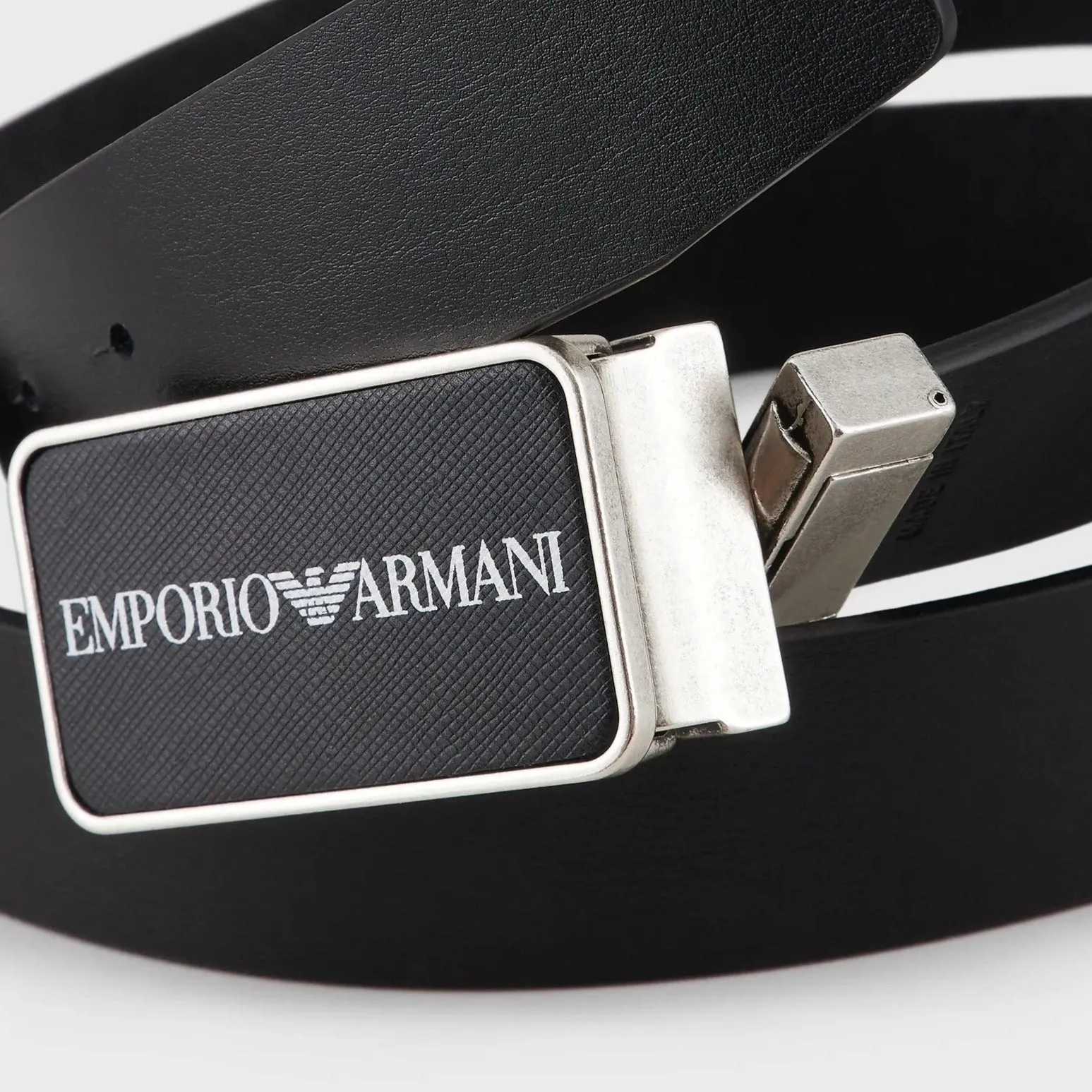 Emporio Armani Saffiano Belt