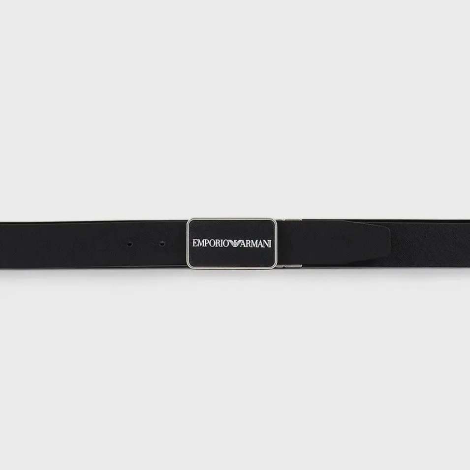 Emporio Armani Saffiano Belt