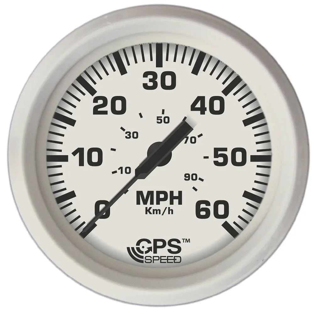 Faria Dress White 4 GPS Speedometer - 60 MPH [33147]