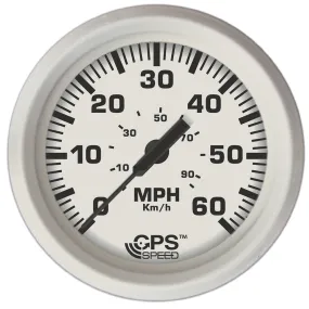 Faria Dress White 4 GPS Speedometer - 60 MPH [33147]