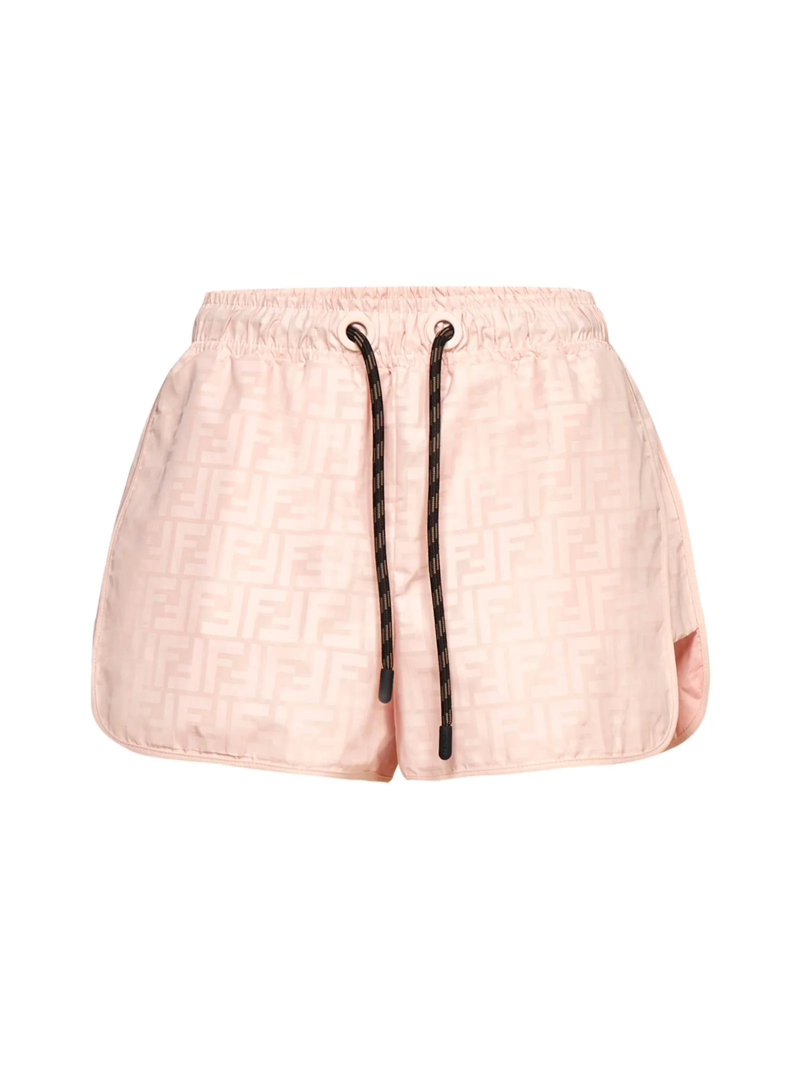 Fendi Allover Logo Printed Drawstring Shorts