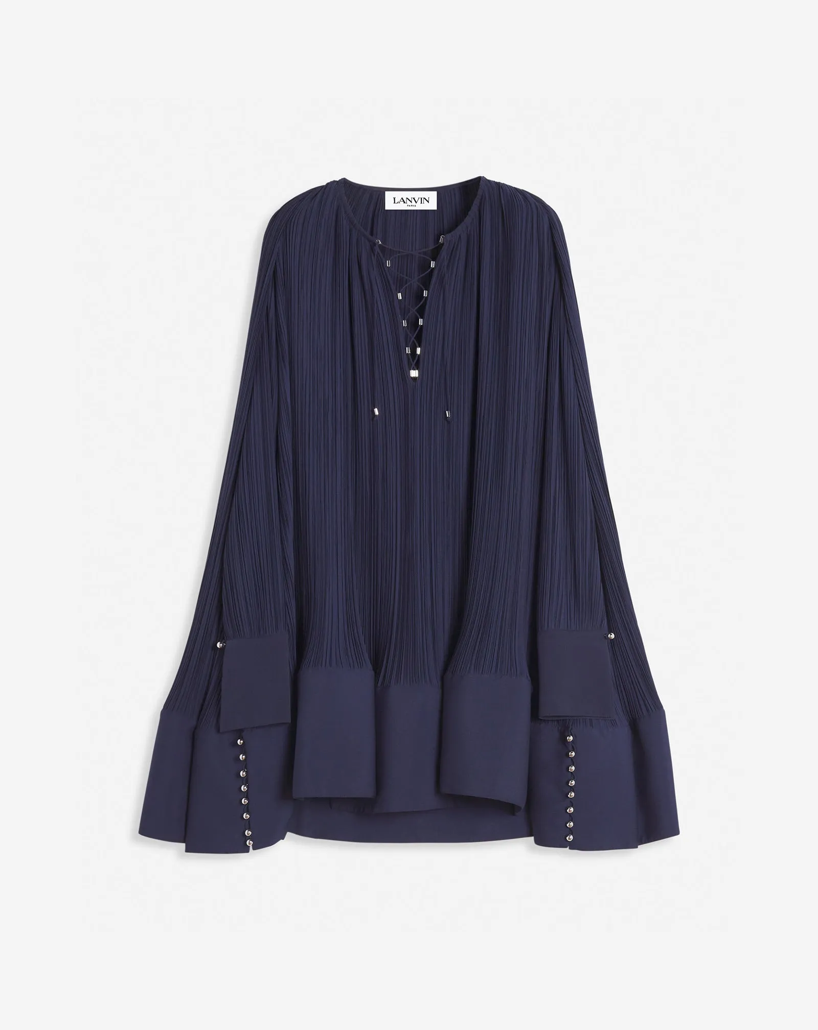 FLARED PLEATED DRESS