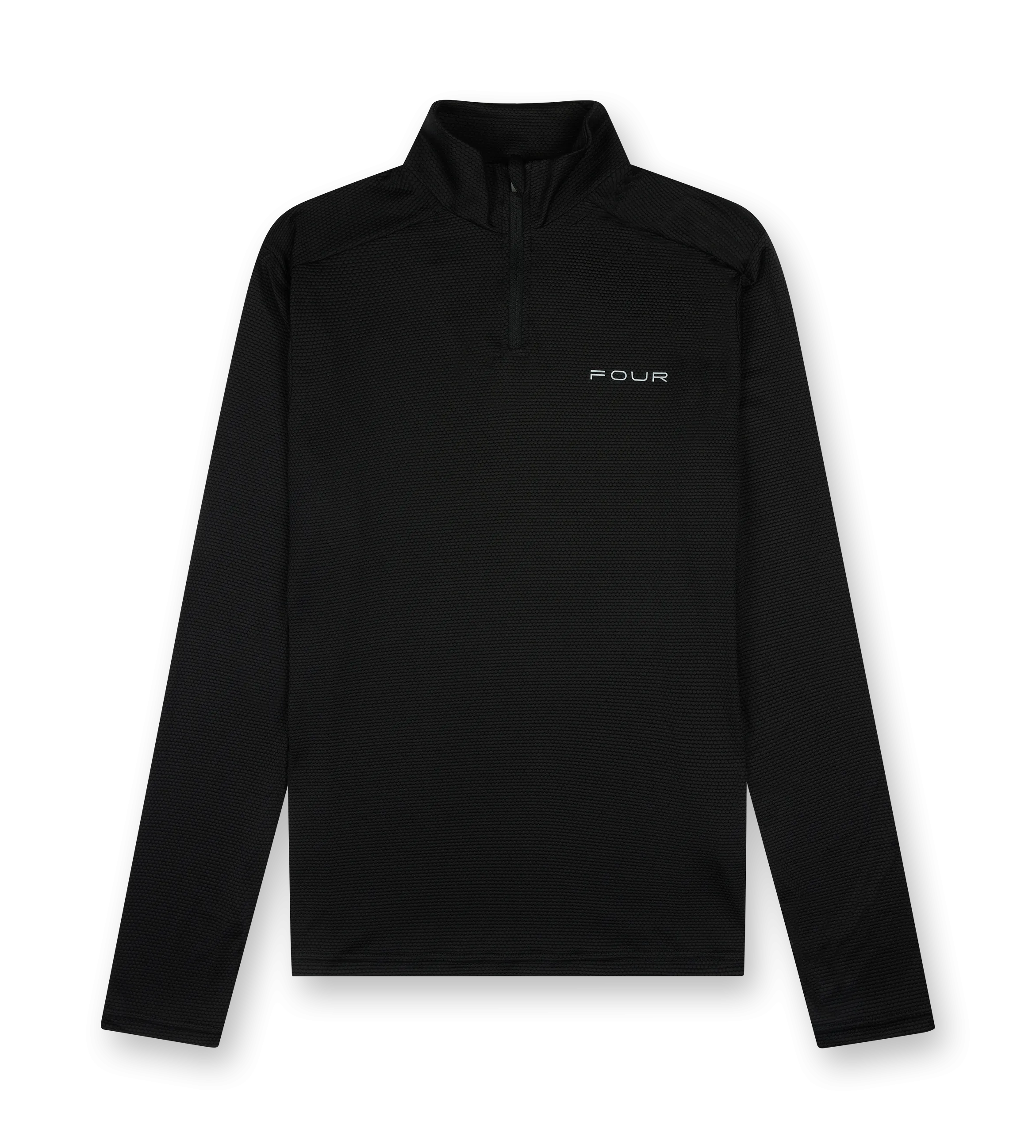 FOUR    Sportswear Half Zip Black