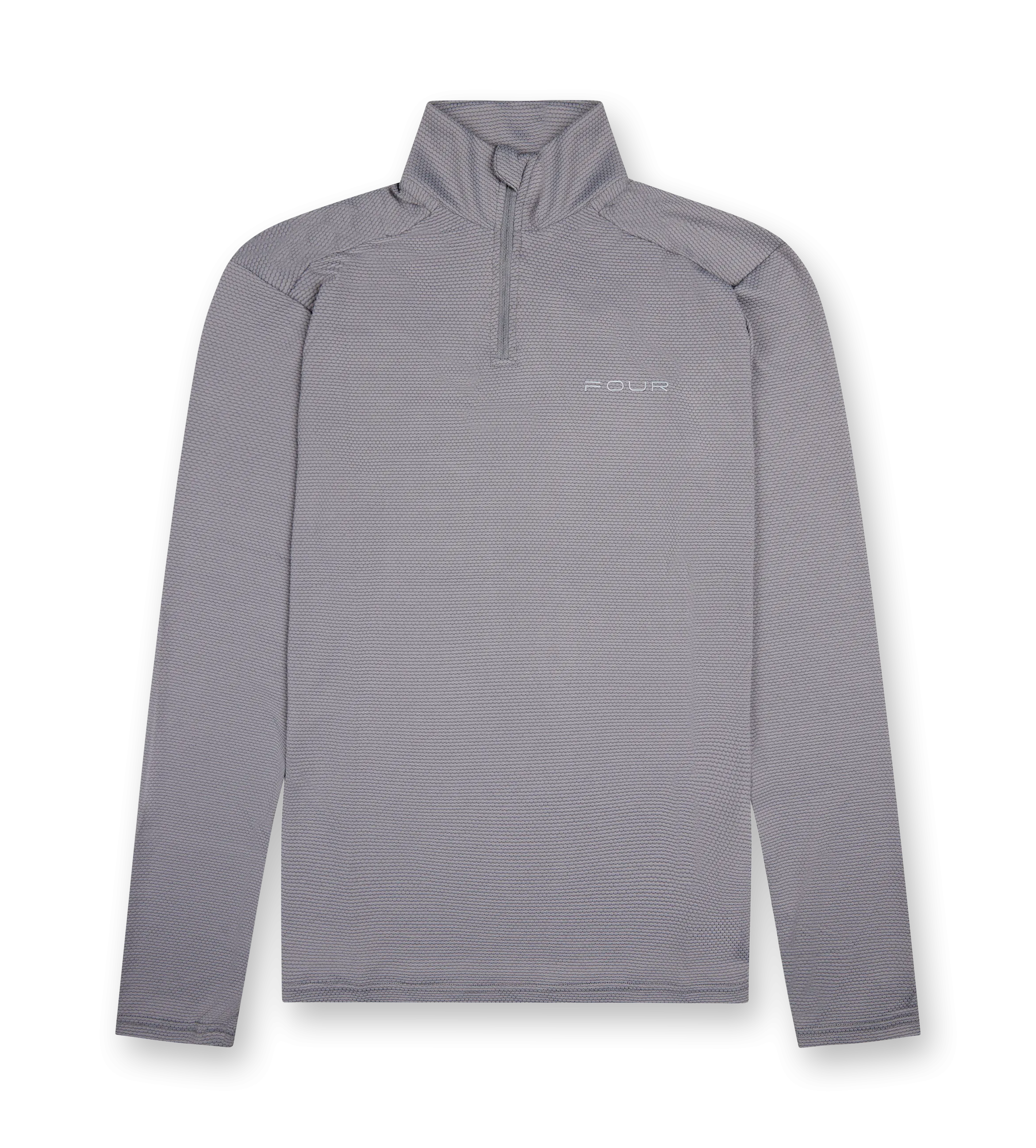 FOUR    Sportswear Half Zip Light Grey