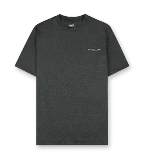 FOUR    Sportswear T-shirt Melange Dark Grey