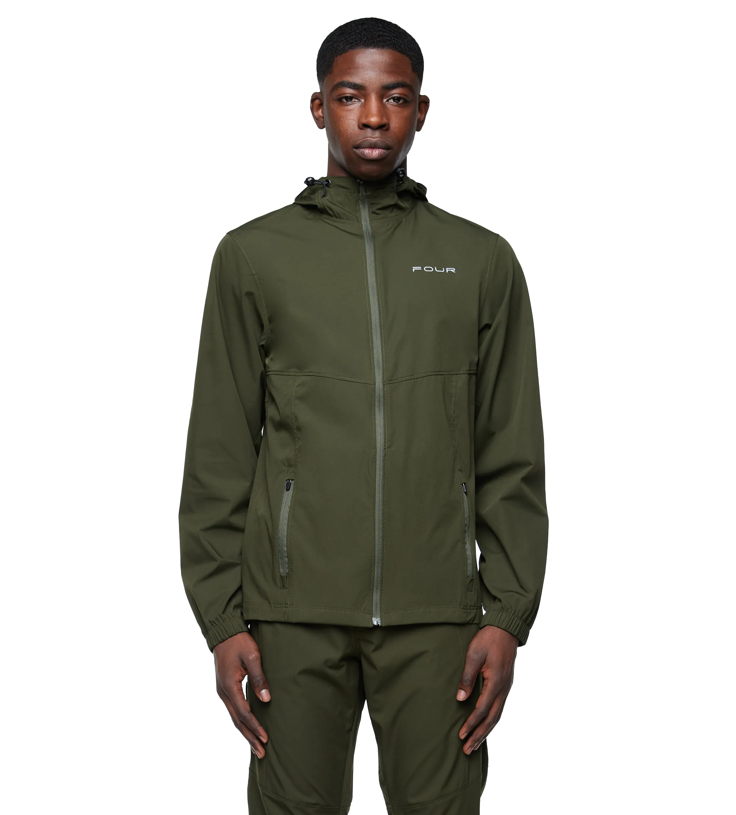 FOUR    Sportswear Trackjacket Army Green