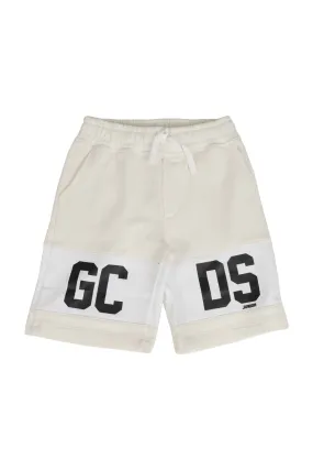 GCDS Kids Logo Printed Drawstring Shorts