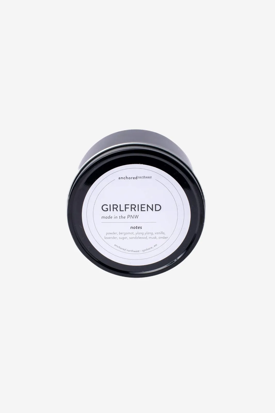 Girlfriend  Travel Tin Candle