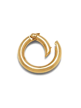 Gold Large Circular Clicker Clasp