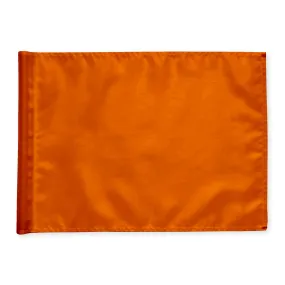 Golfflag, orange, nylon flagdug