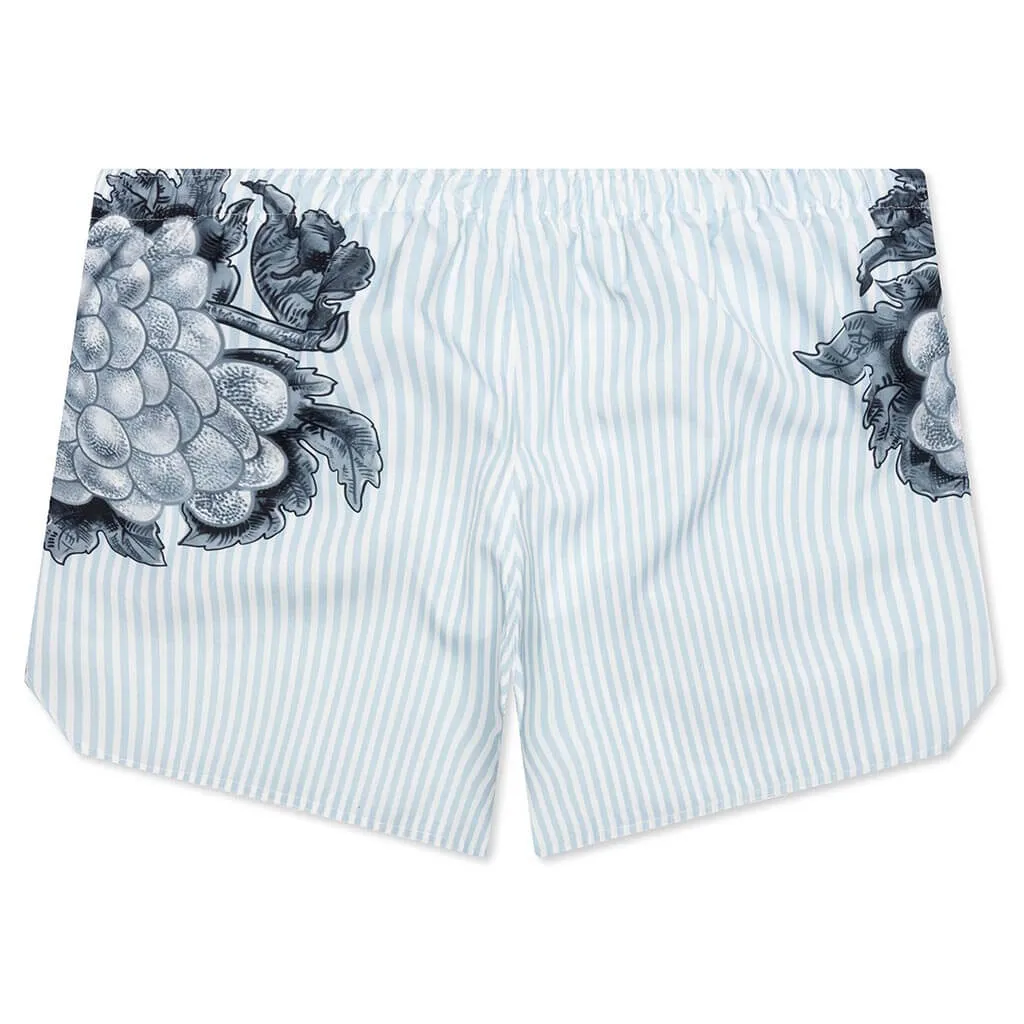 Grape Swim Shorts - Light Blue