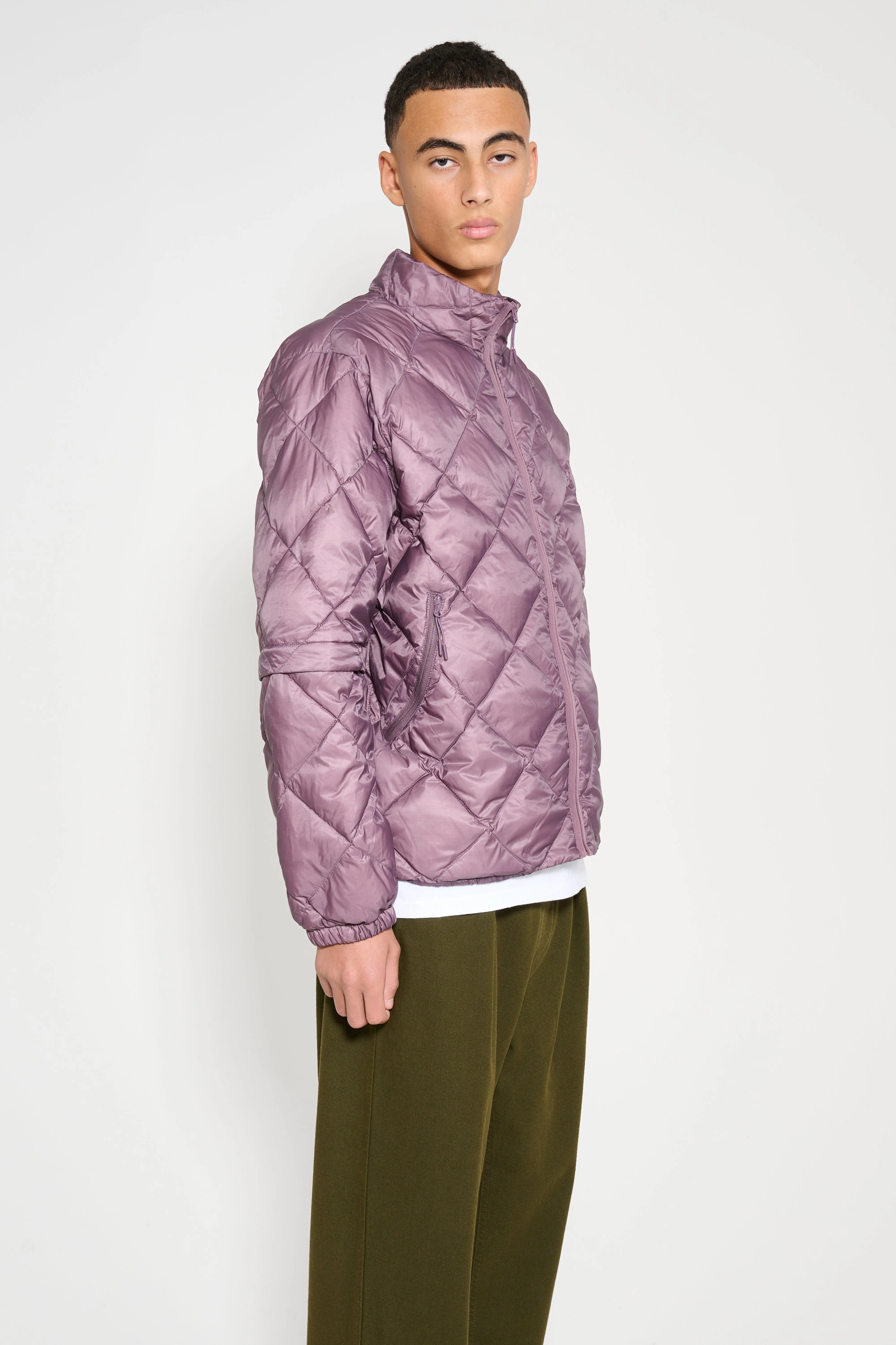 Hiking Patrol Light Down Zip Jacket Purple