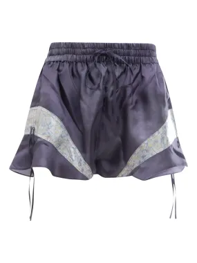 Isabel Marant Color-Block Drawstring Shorts