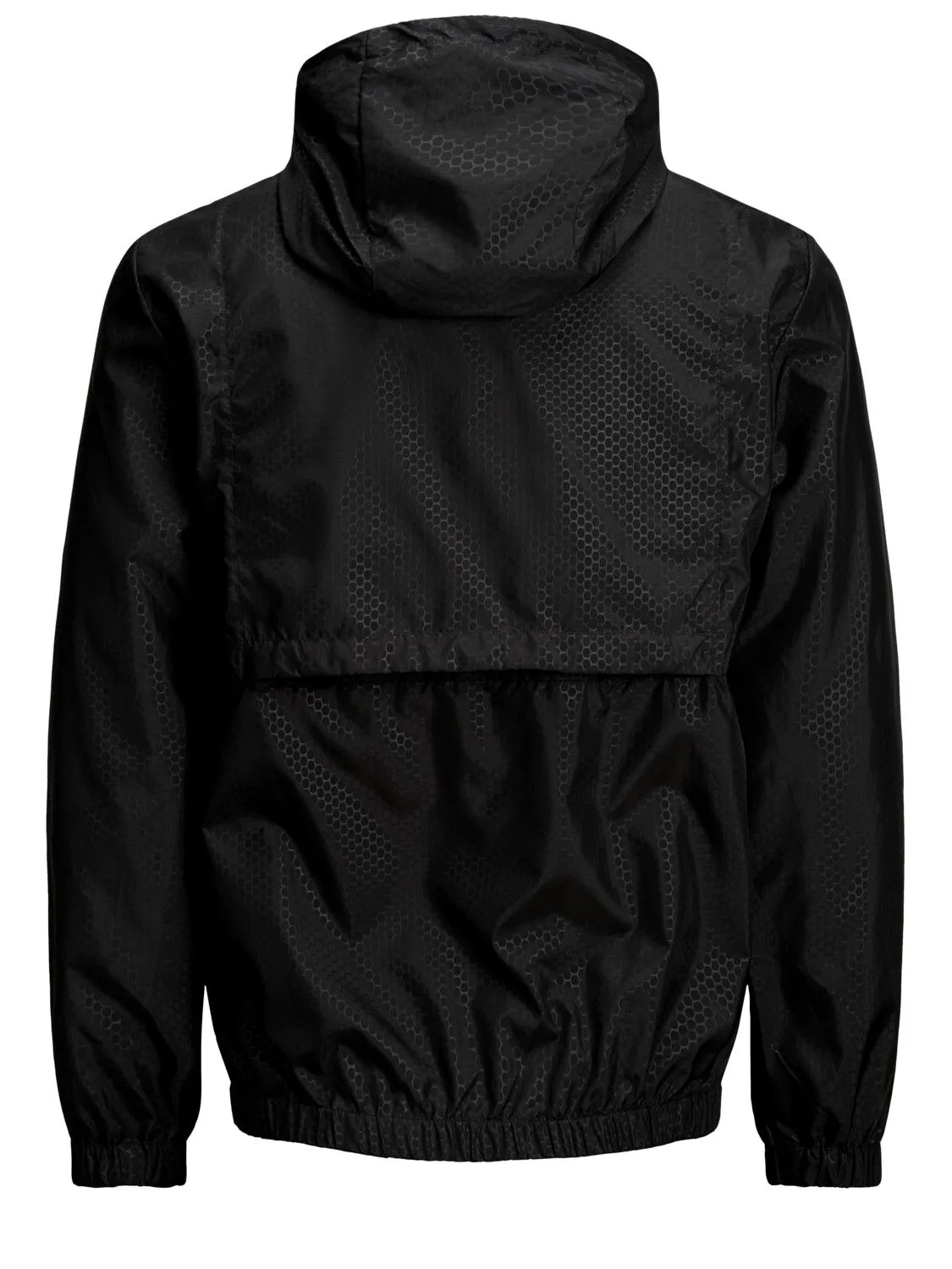 Jack & Jones Hooded Zip Through Jacket Black