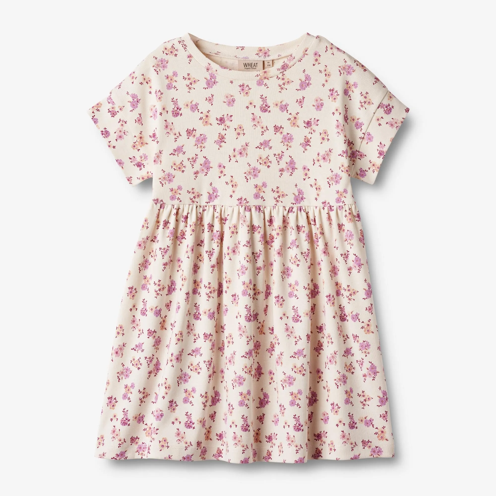 Jersey Dress S/S Emilie - shell flowers