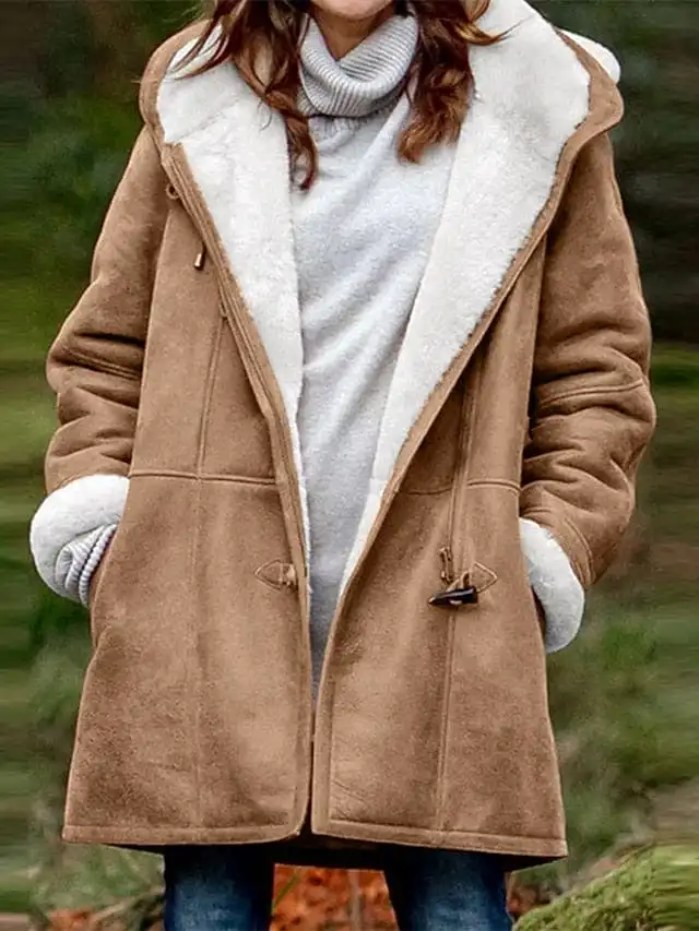 Ladies' Casual Hoodie Coat Jacket for School, Office, and Everyday Wear