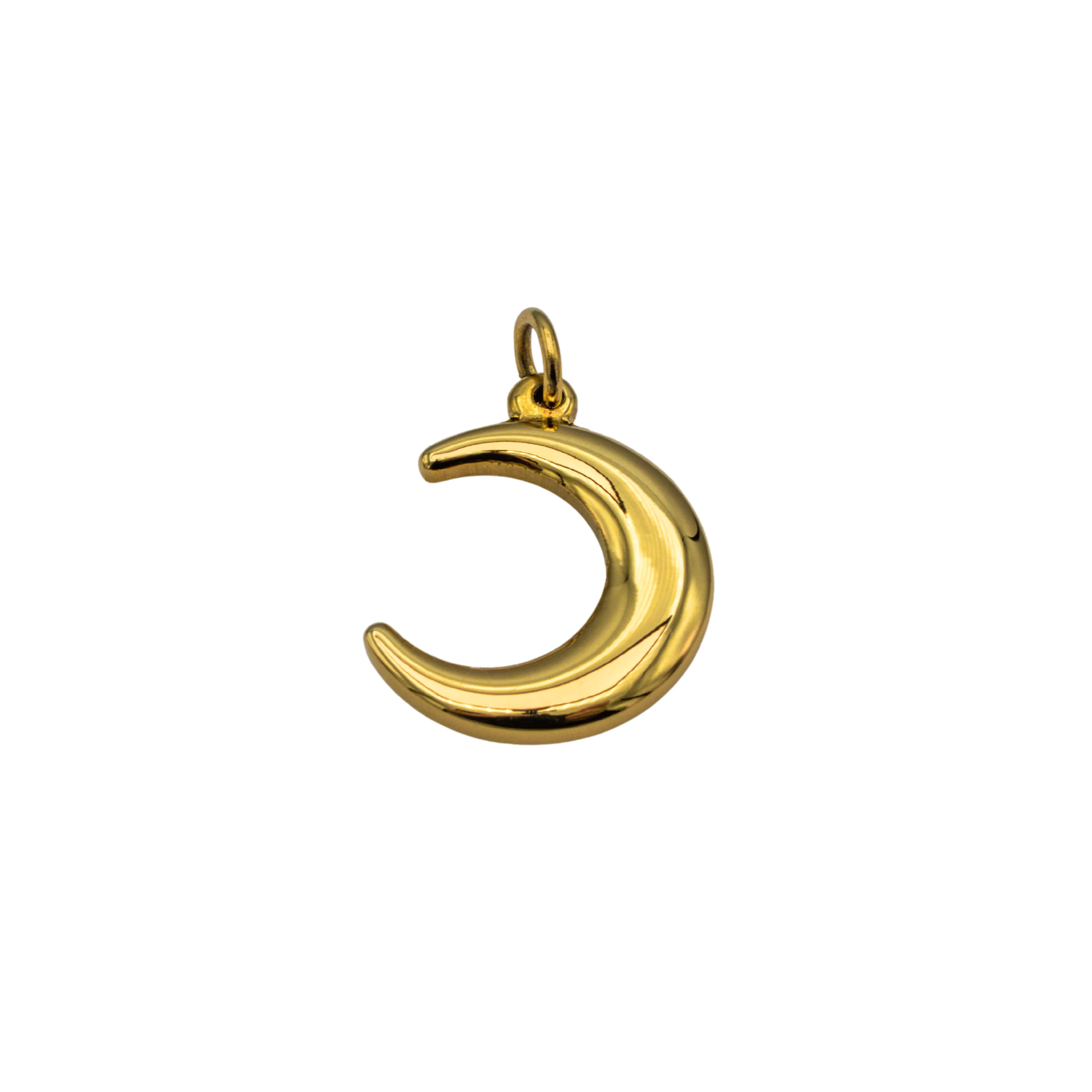 Large Crescent Moon Charm